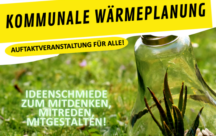 Kommunale Wärmeplanung – Einladung